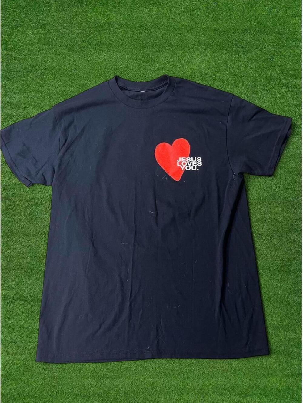No Fear Jesus Loves You Black Tee